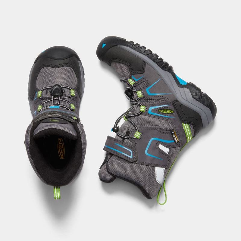 Botas De Nieve Keen Levo Waterproof Invierno Para Niños Grises - Botas Keen Mexico (540389-XVS)